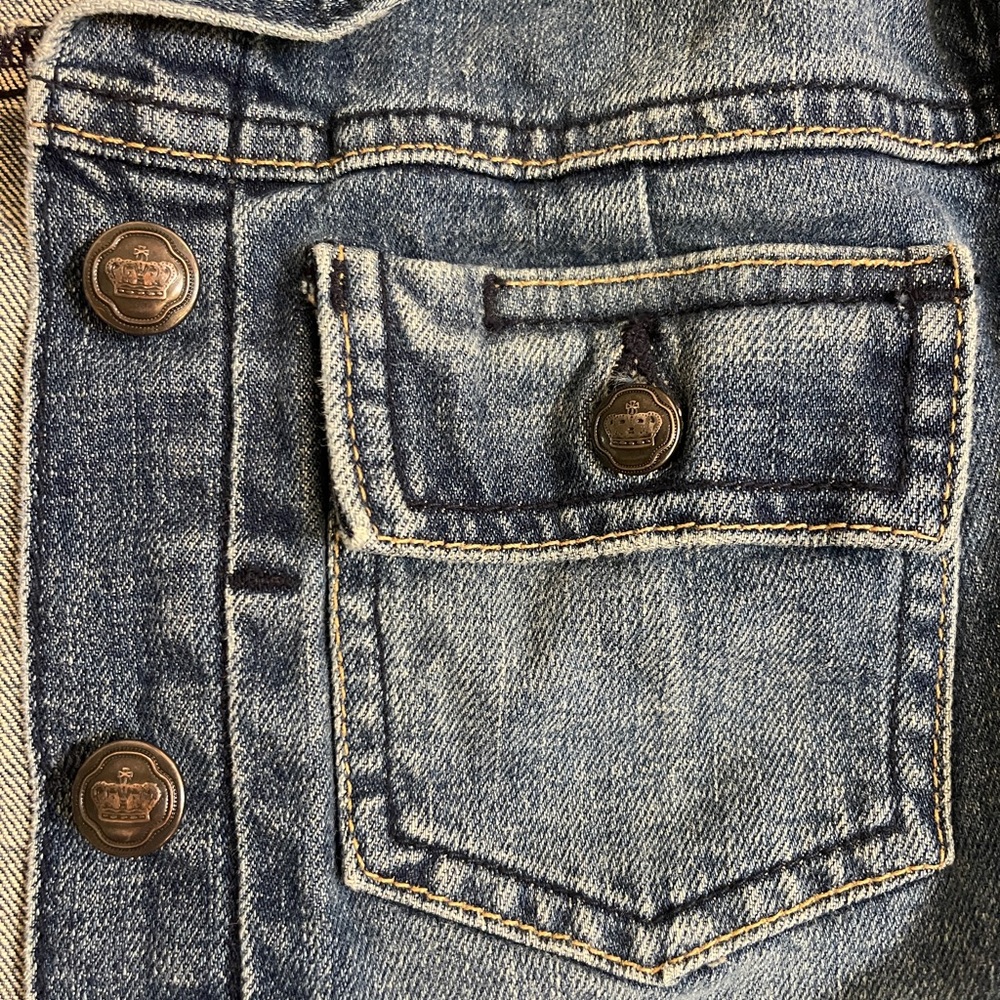 Juicy Couture denim Jean jacket size small - Picture 3 of 4